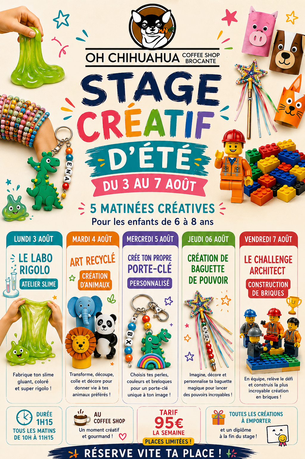 stage créatif d'été