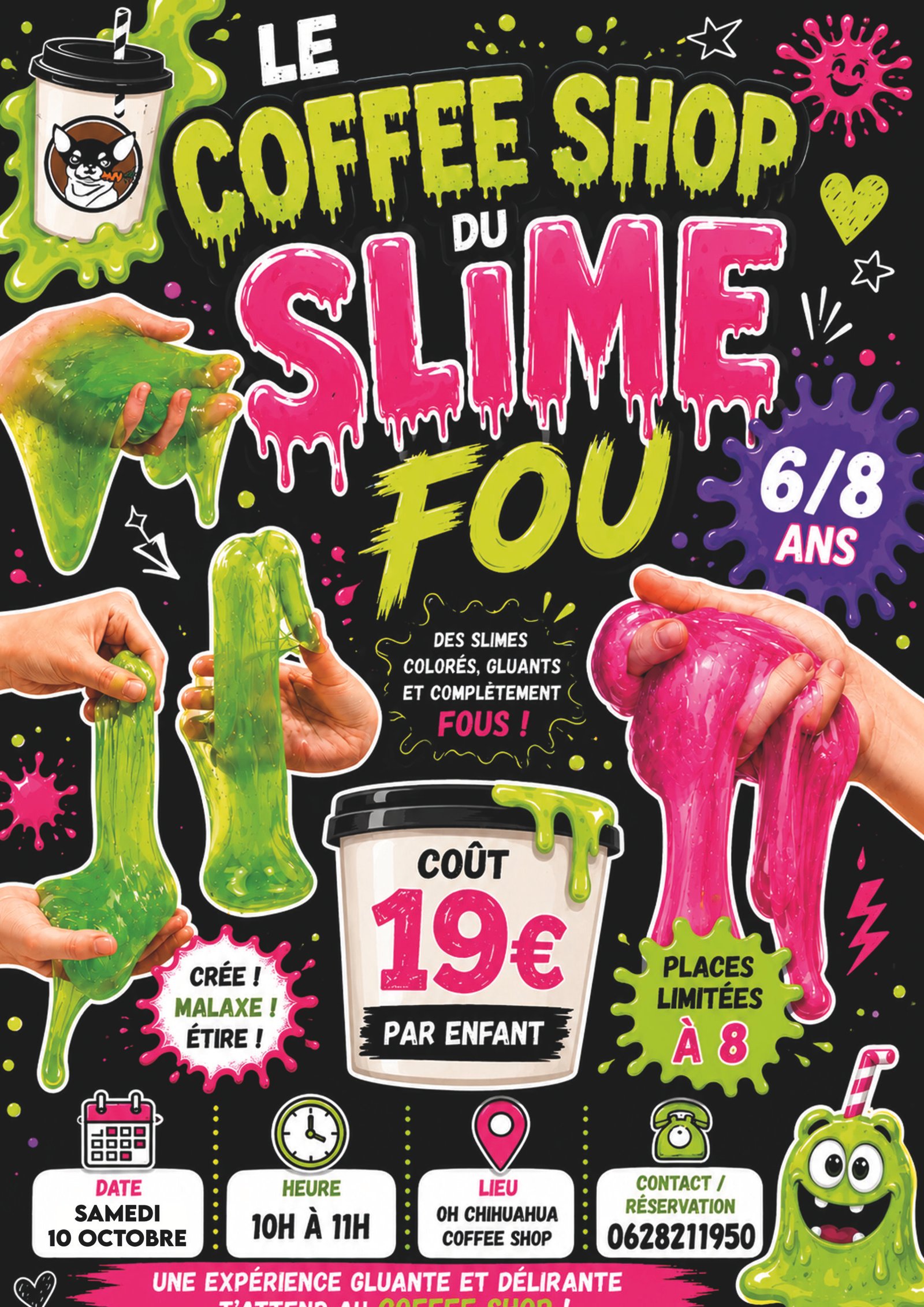 atelier de slime pour enfants